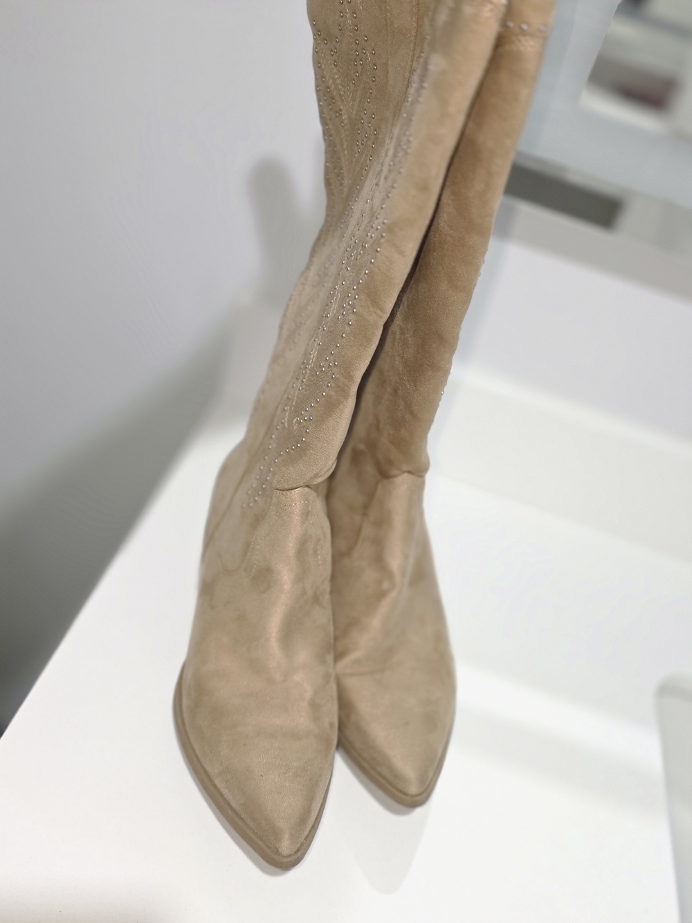 Steve Madden Tan Suede Over-the-Knee Boots